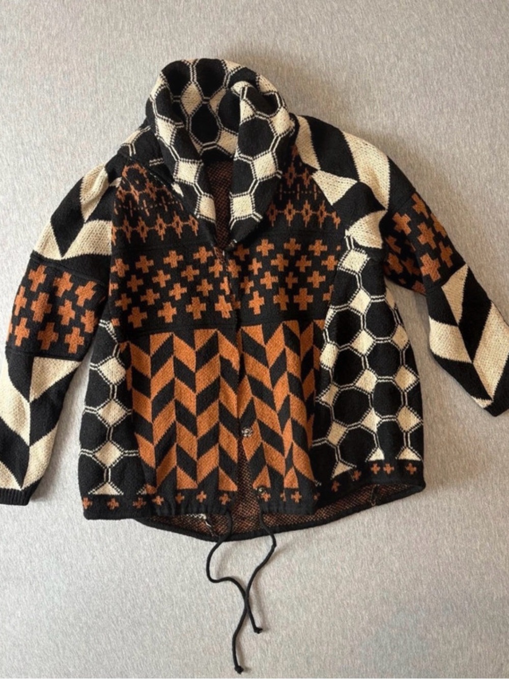 Geometric Knit Cardigan